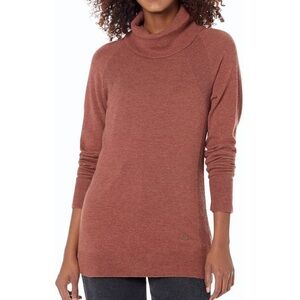 Royal Robbins Westlands Funnel Neck Sweater – Rust, Women’s, Merino Blend
